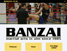 Tablet Screenshot of banzai-ulm.de
